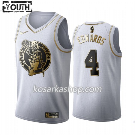 Dres Boston Celtics Carsen Edwards 4 Nike 2019-20 Bijela Golden Edition Swingman - Dječji